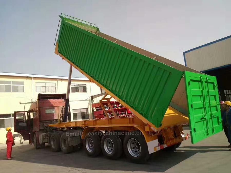 rear dump trailer