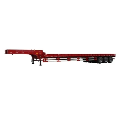 6 Axles In 3 Lines Low Bed Trailer